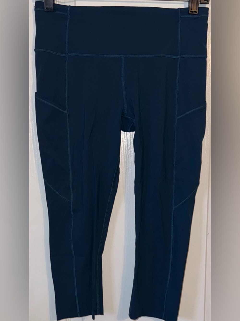 Lululemon Fast & Free High-Rise Crop Leggings Dark Teal Size 8